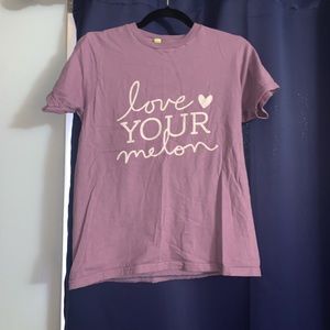 Love Your Melon Purple T-shirt Size Small